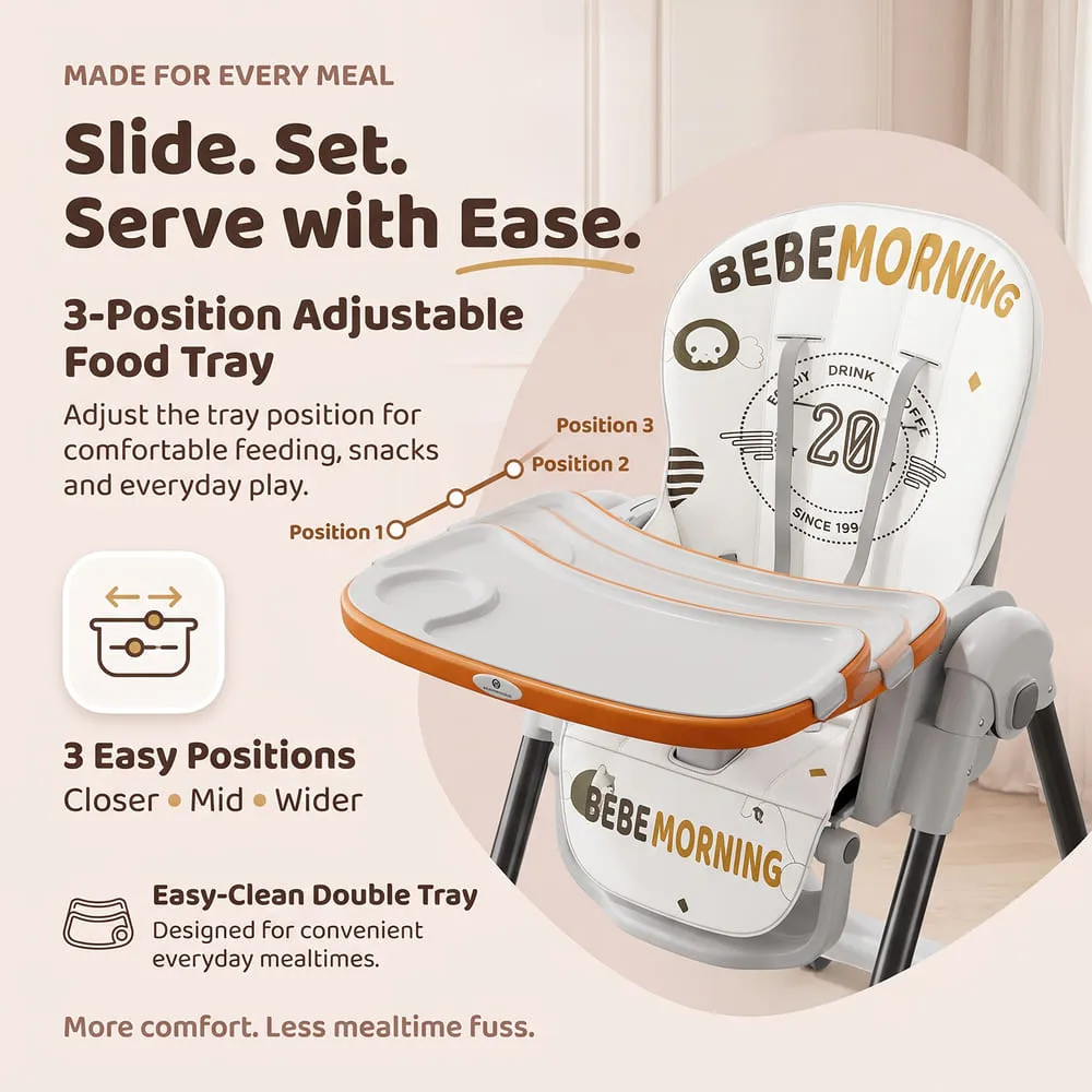 slide set Galaxy High Chair orange