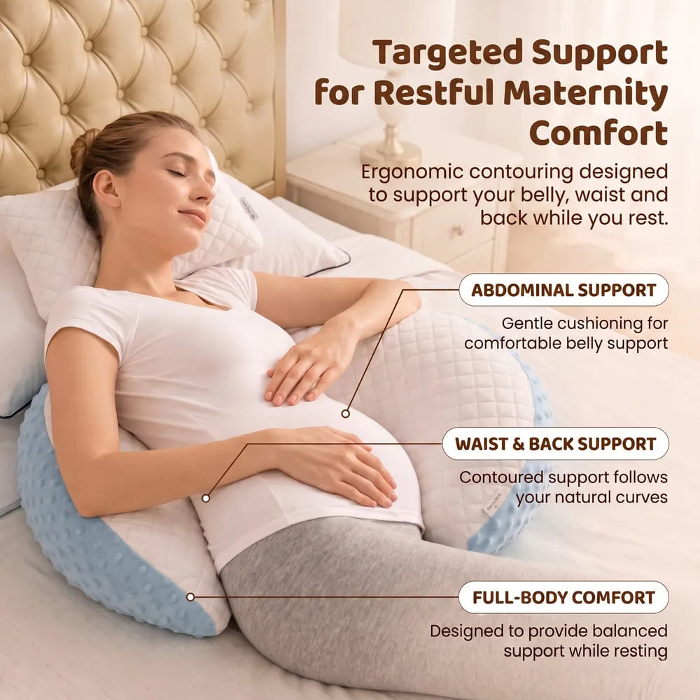 specification of Maternity pillow blue