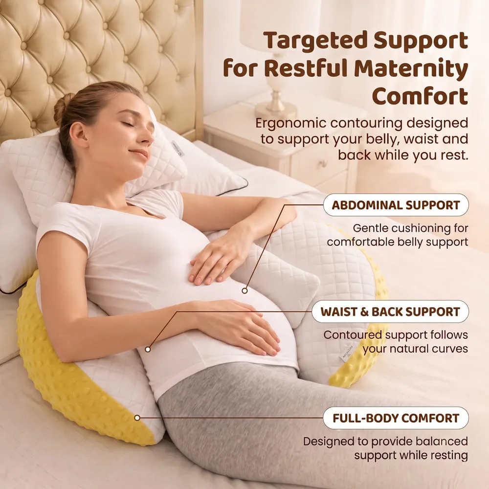 targetted support Maternity pillow yellow