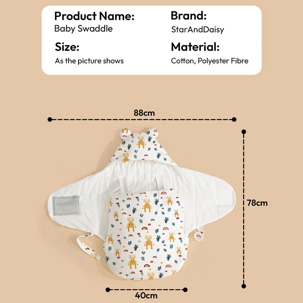 Butterfly shaped Baby Swaddle Wrap