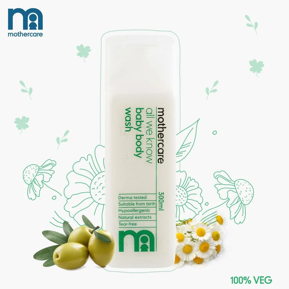 Baby Body Wash 300ml White