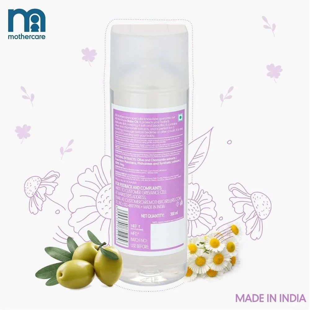 Baby Oil 300ml Transparent