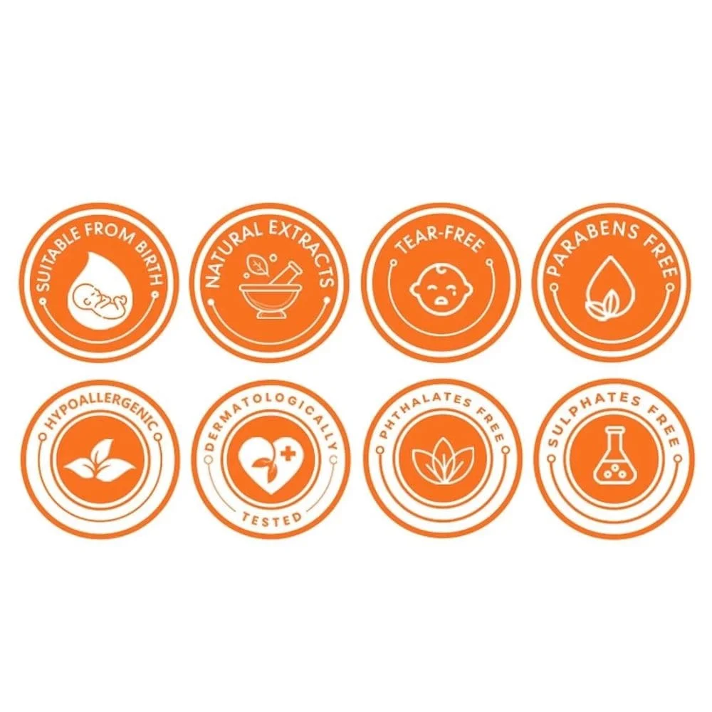 Baby Shampoo 300ml Orange