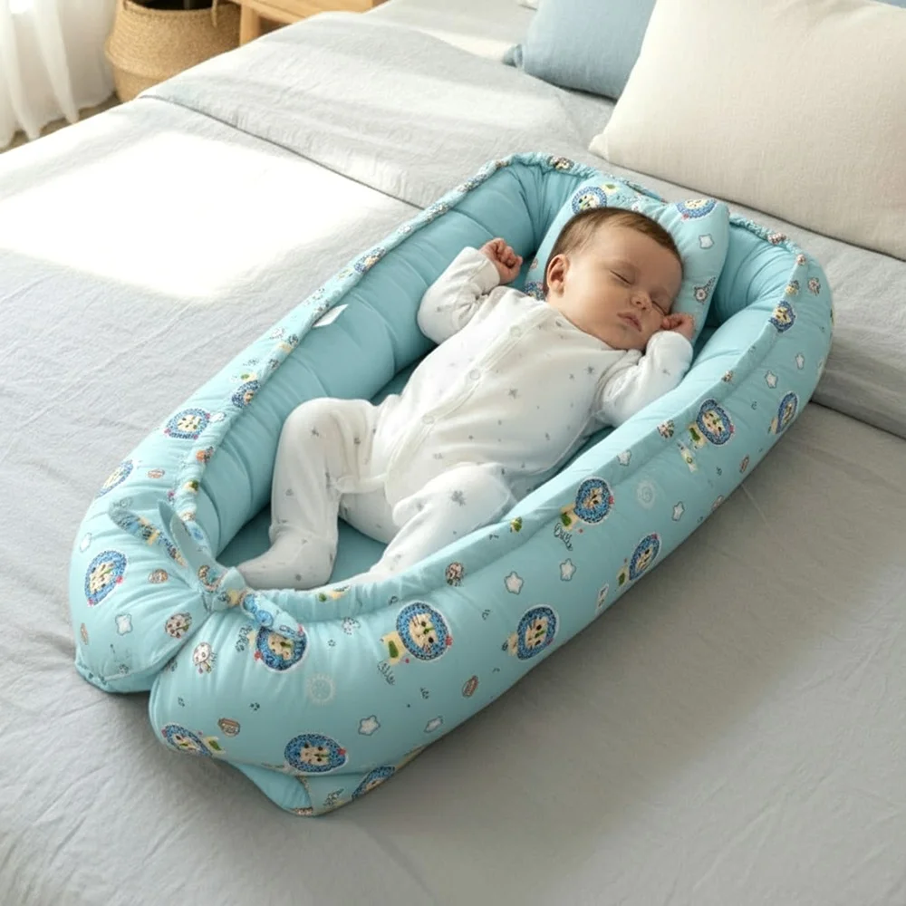 Baby nest Oval Blue