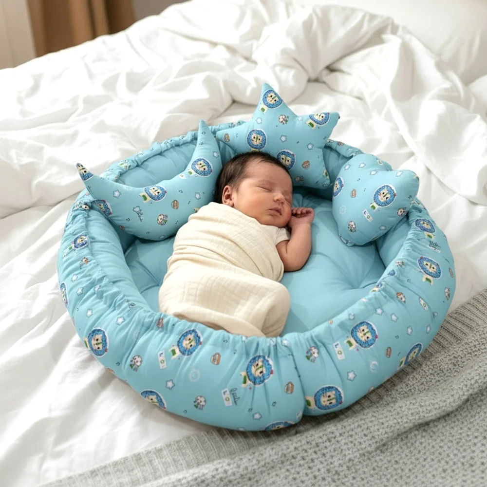 Baby nest Round Blue