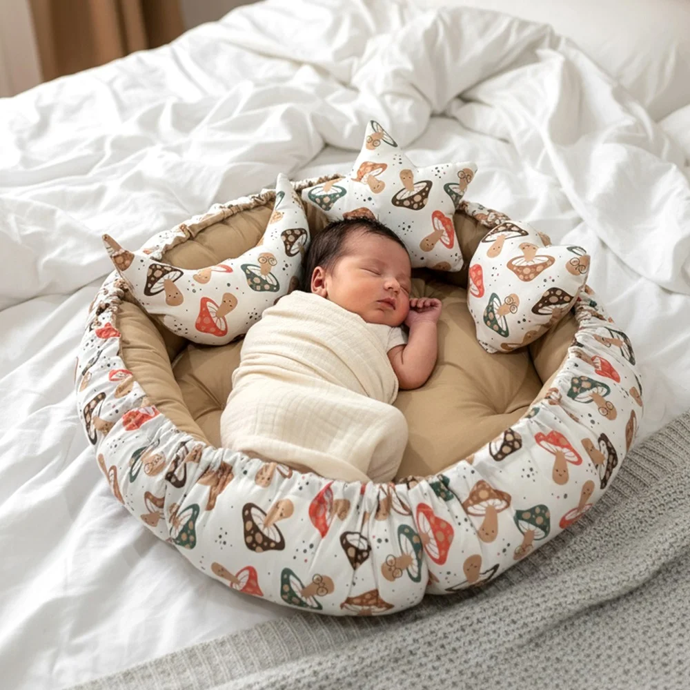 Baby nest Round Orange