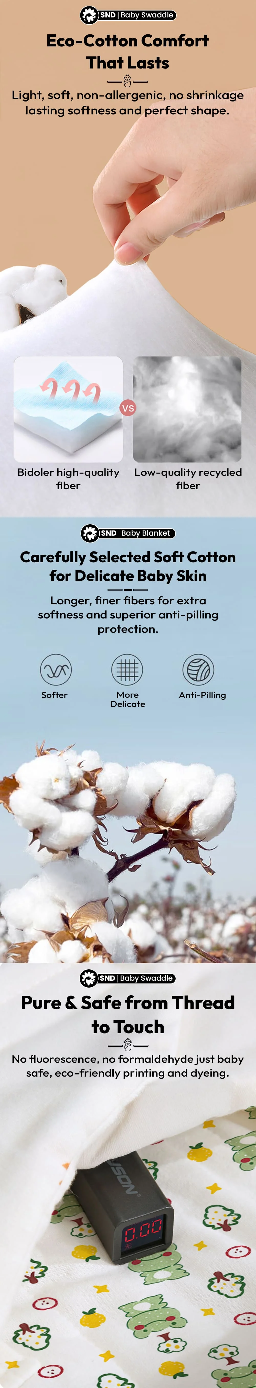 Butterfly Shaped Baby Swaddle