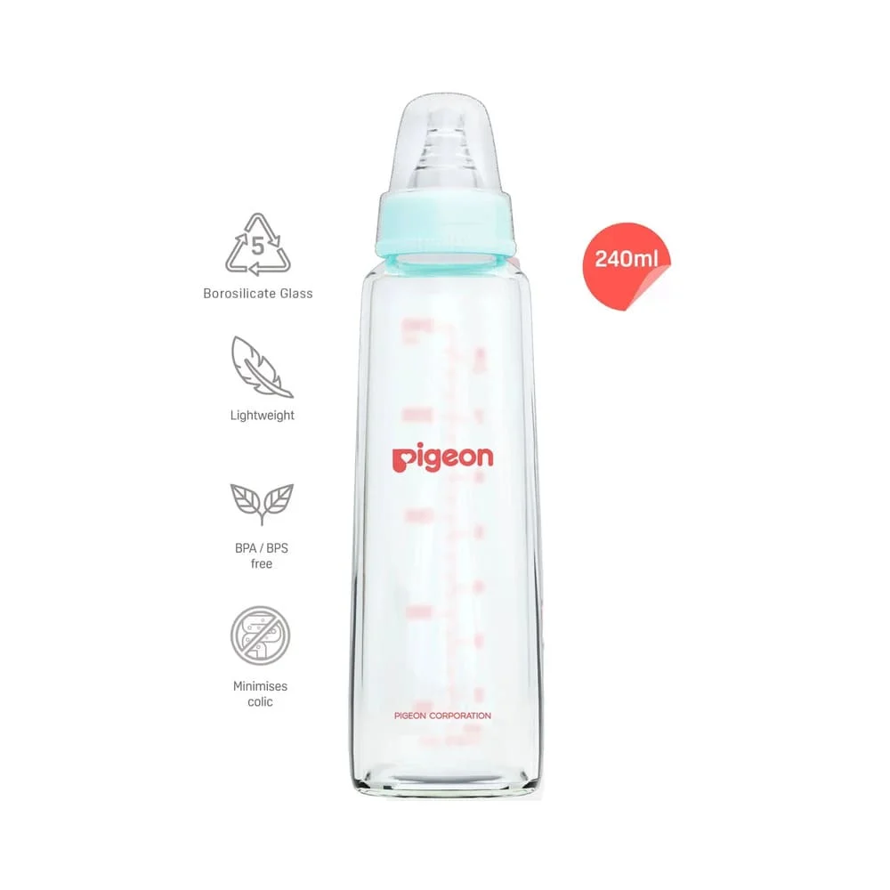Feeding Bottle 240ml cyan blue