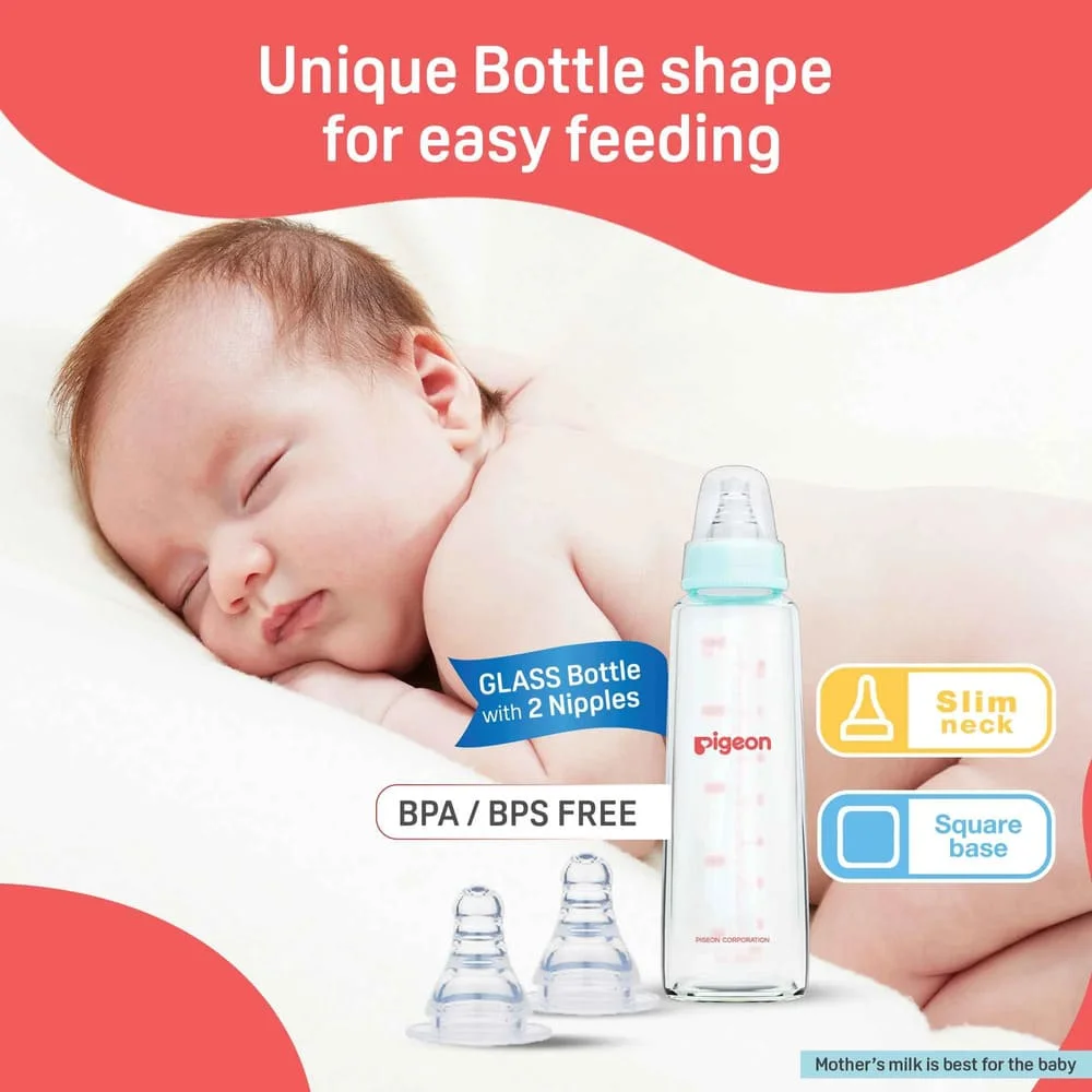 Feeding Bottle 240ml cyan blue