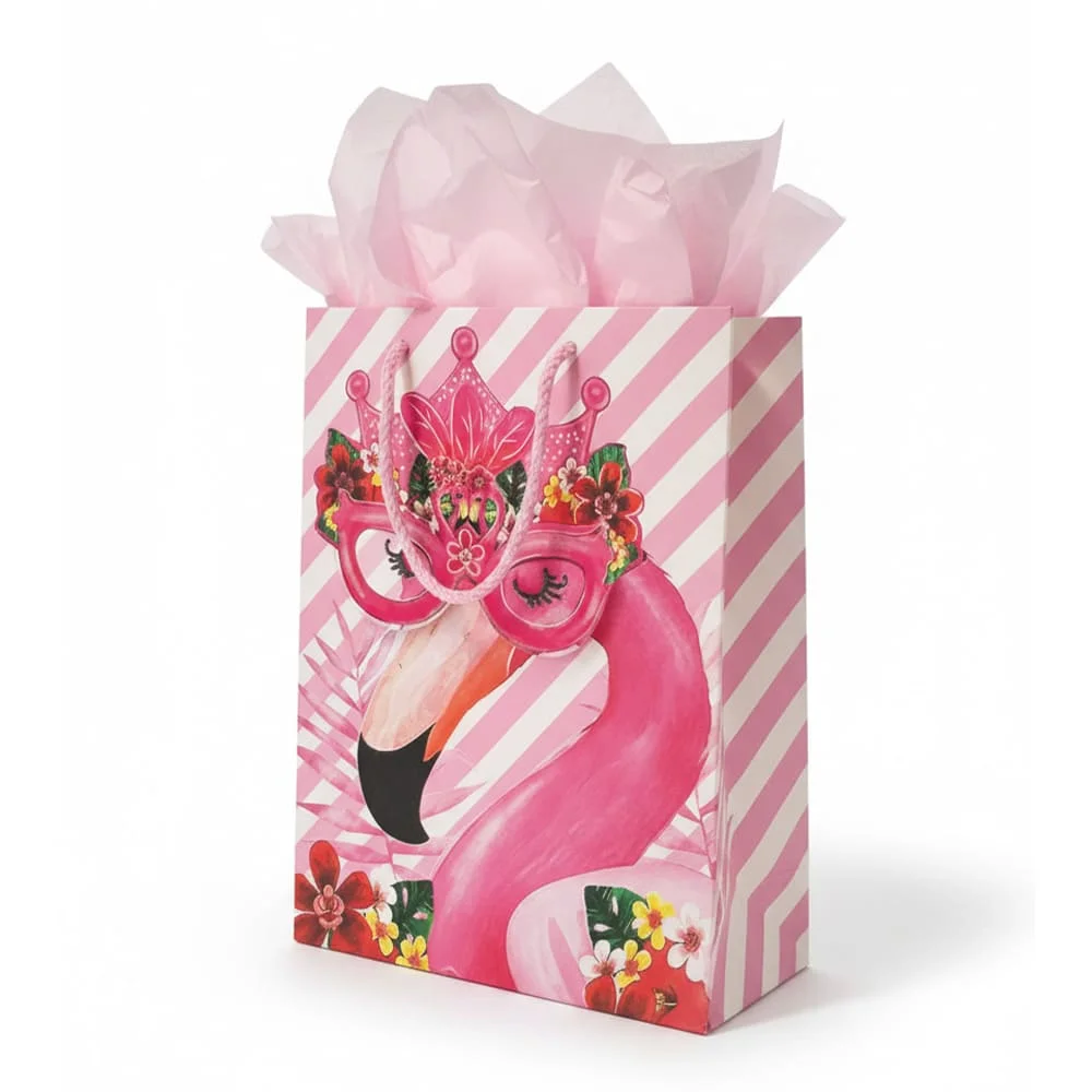 Flamingo gift bag