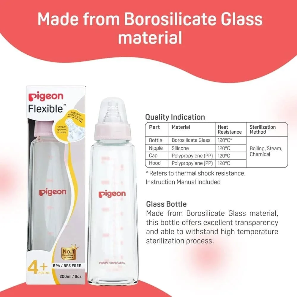 Flexible Glass Nursing pink