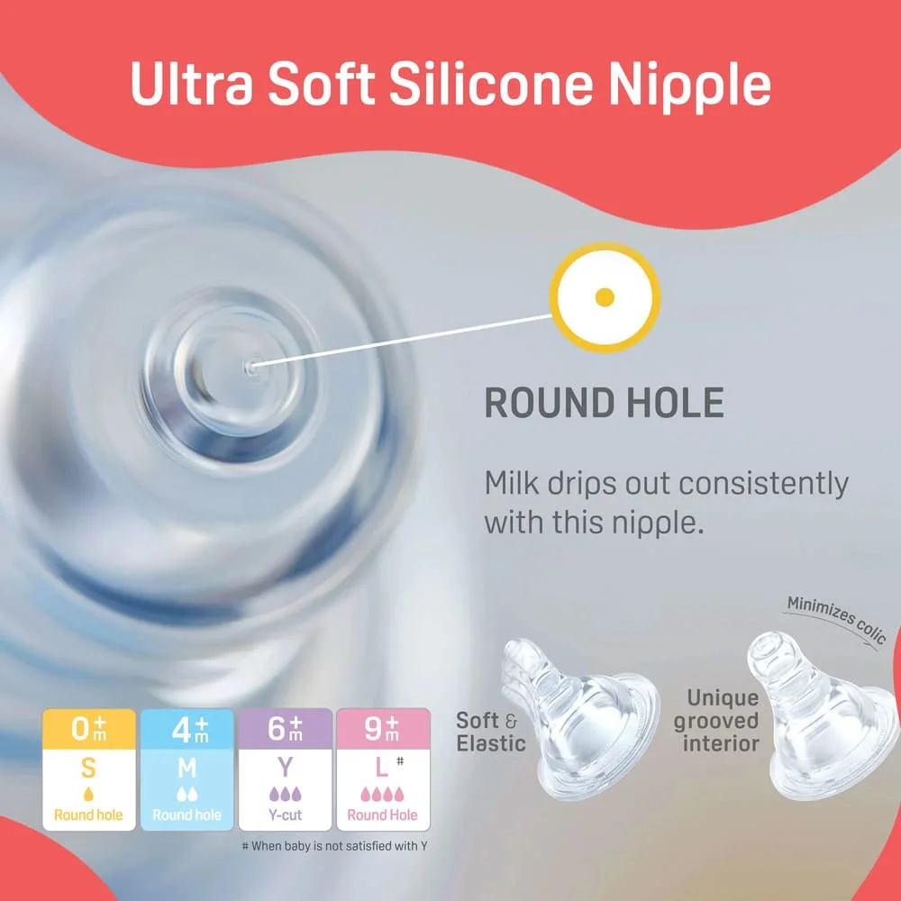 Glass Nursing Feeding Bottle