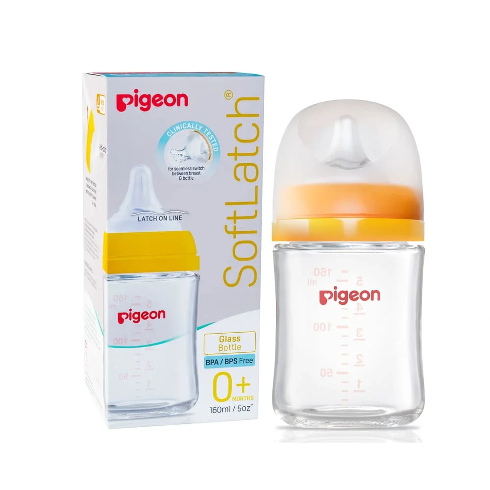 Nursing Baby Bottle 160ml yellow