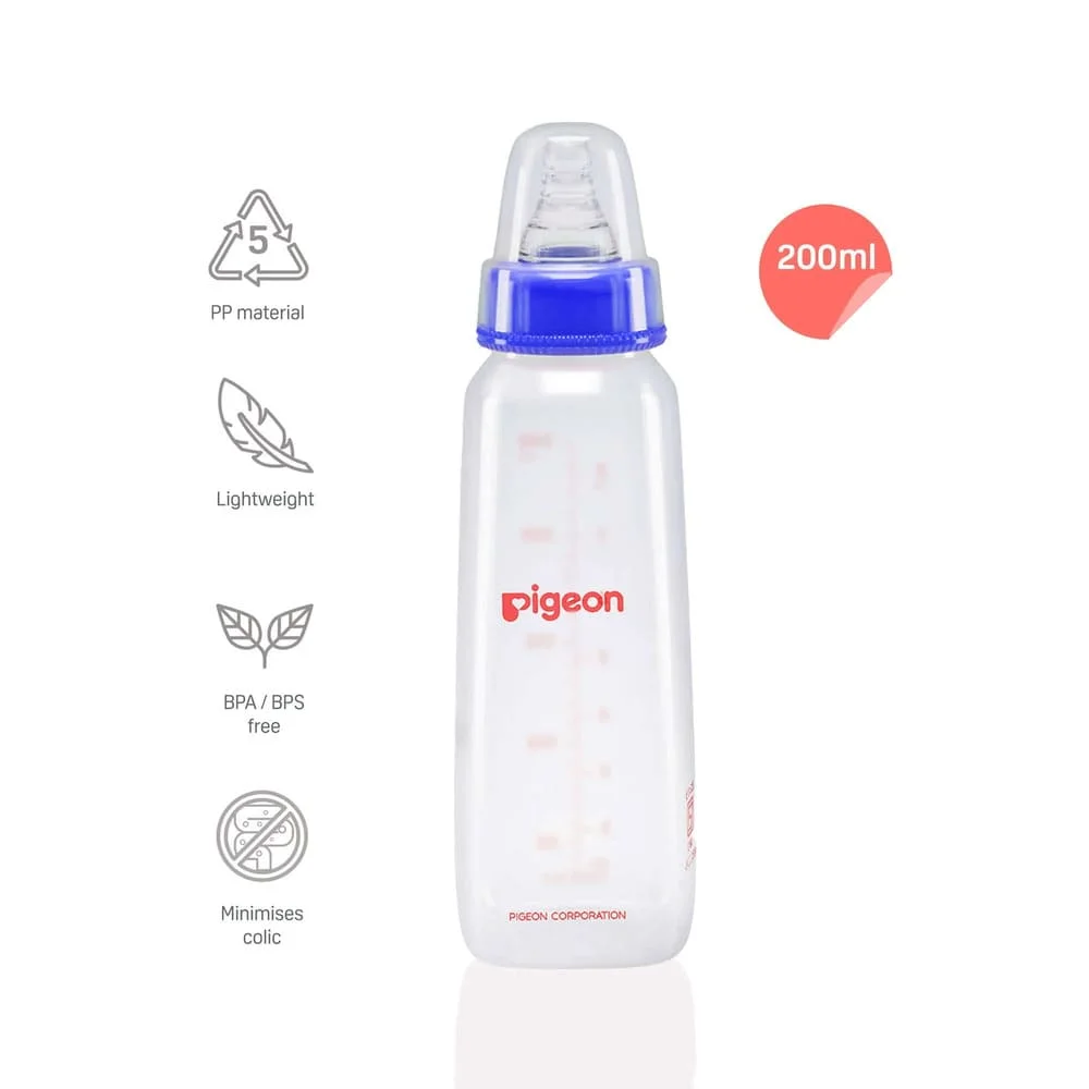 Nursing Bottle Kpp 200ml Nipple M blue