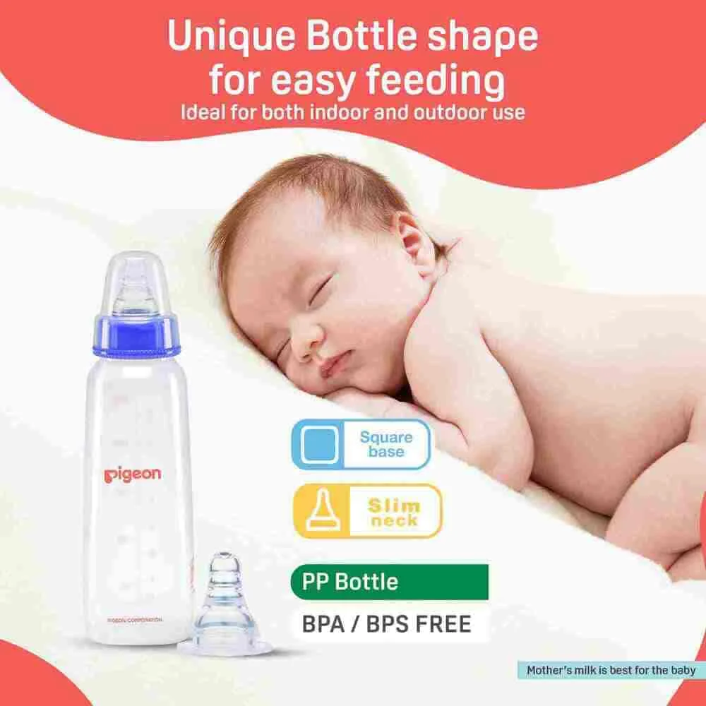 Nursing Bottle Kpp 200ml Nipple M blue