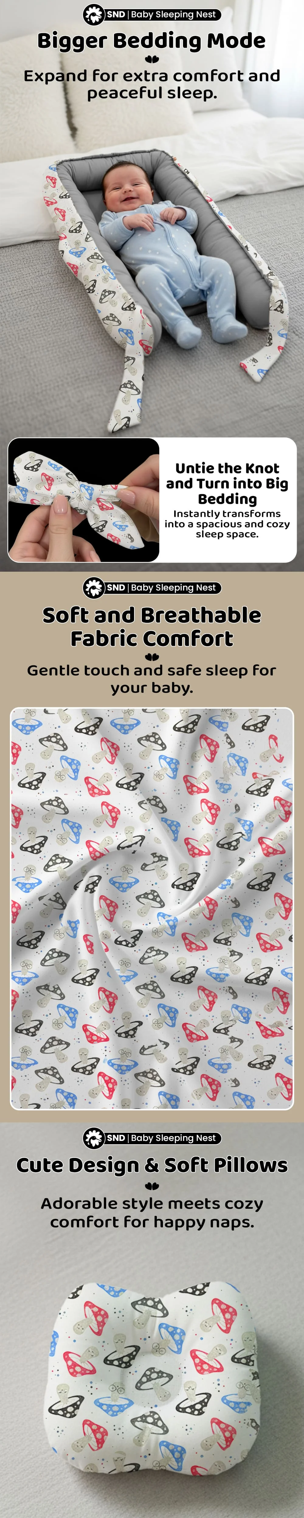 Baby Nest Lounger Oval Shape