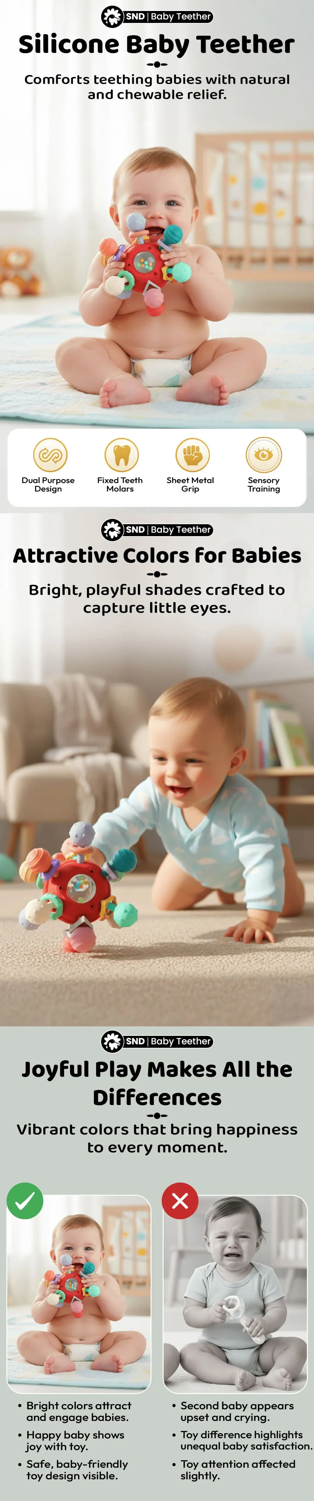 soft teether for toddler