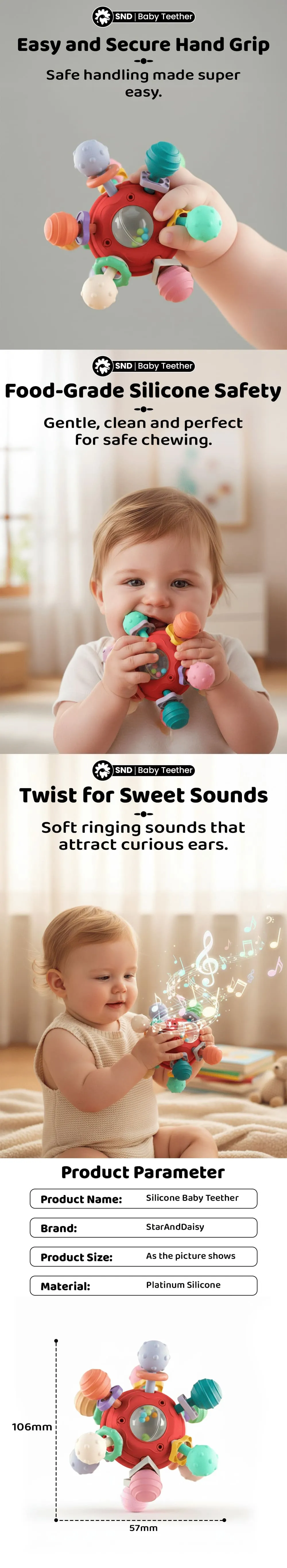 soft teether for toddler