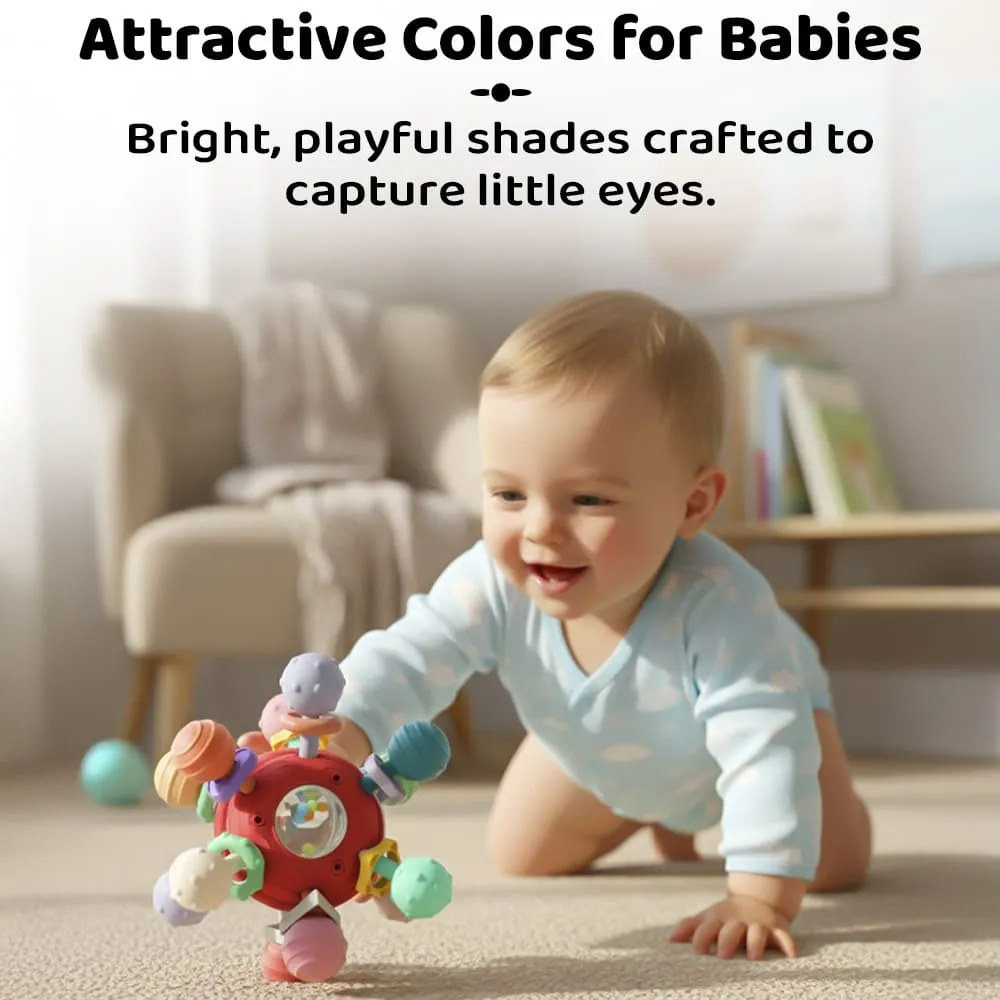 baby teether ball attractive colors