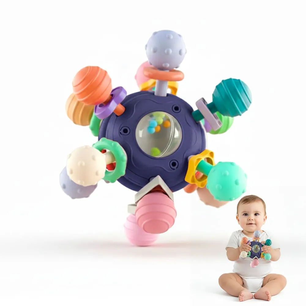 baby teether ball blue