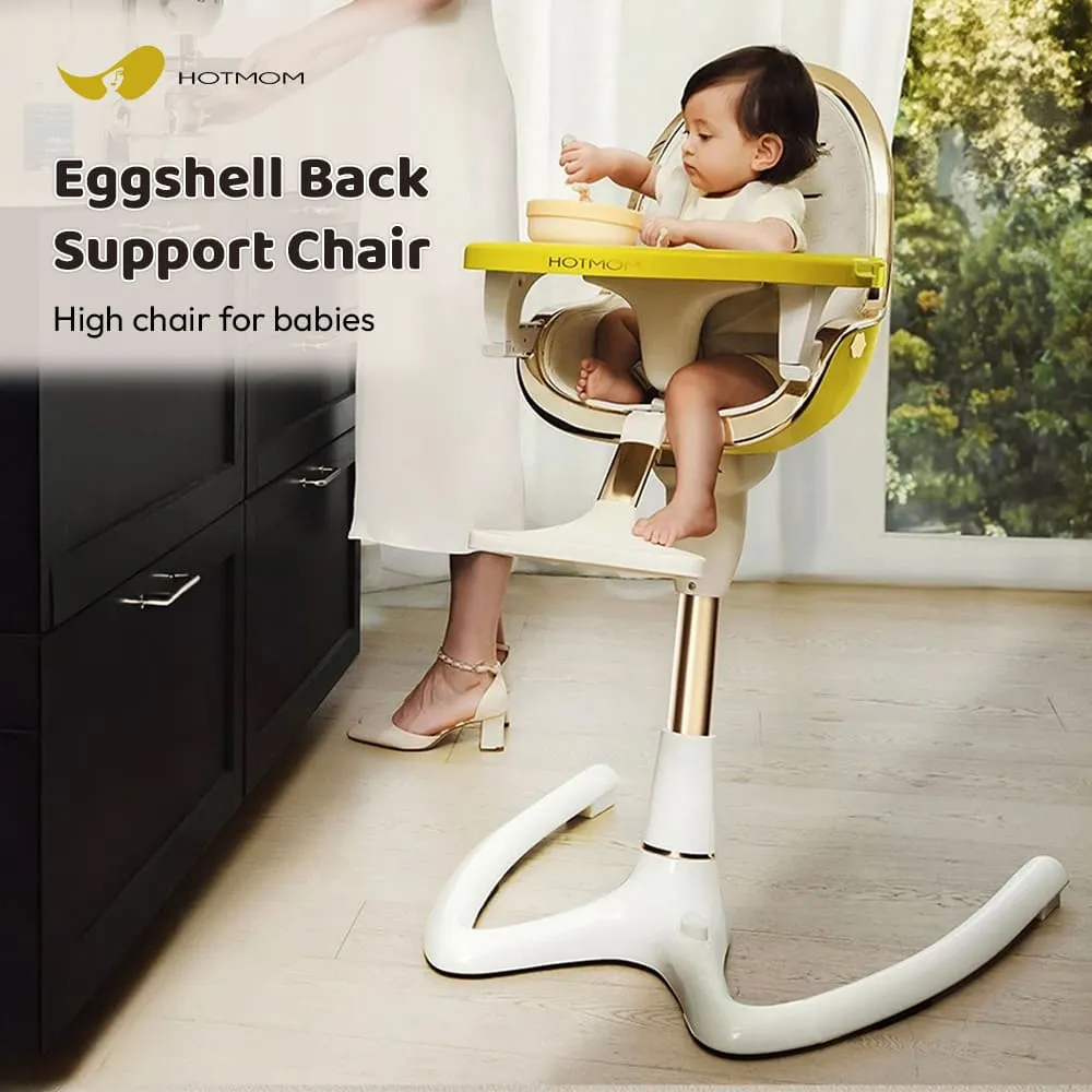 british hotmom high chair eggshell back