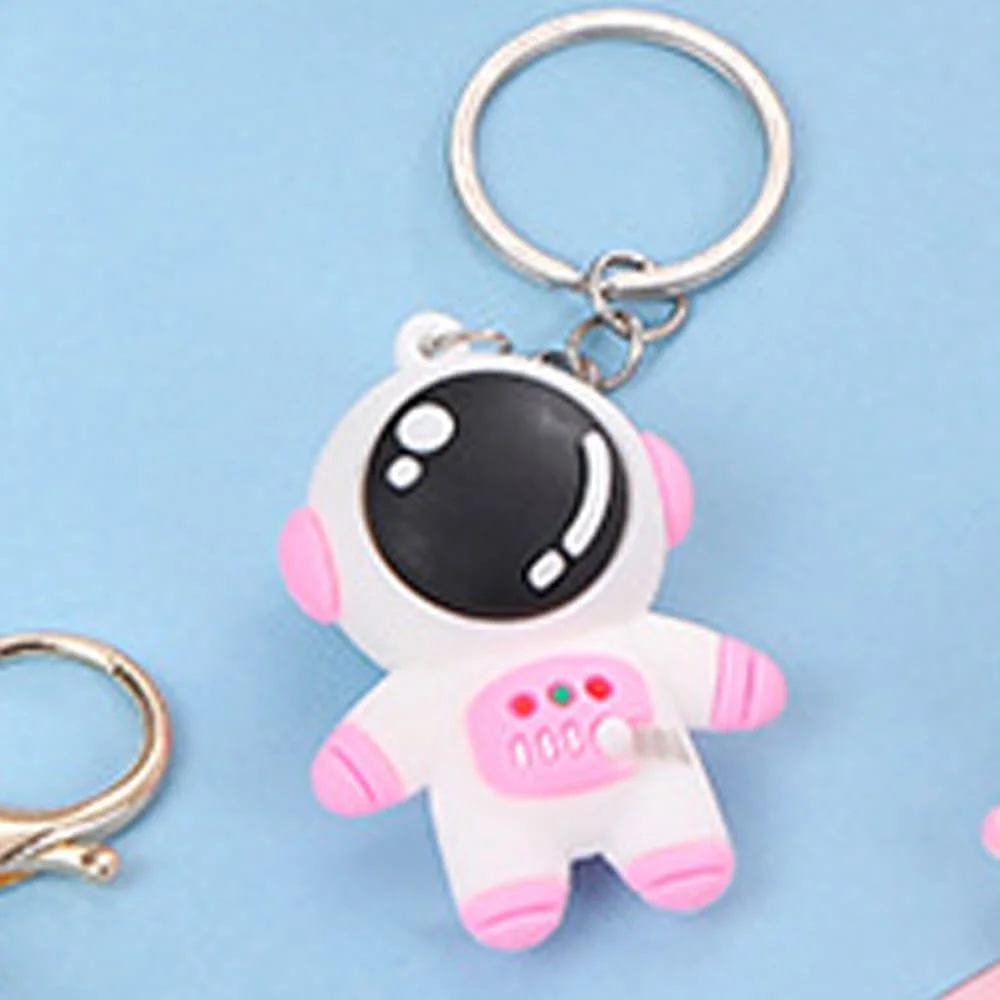 creative cartoon astronaut keychain