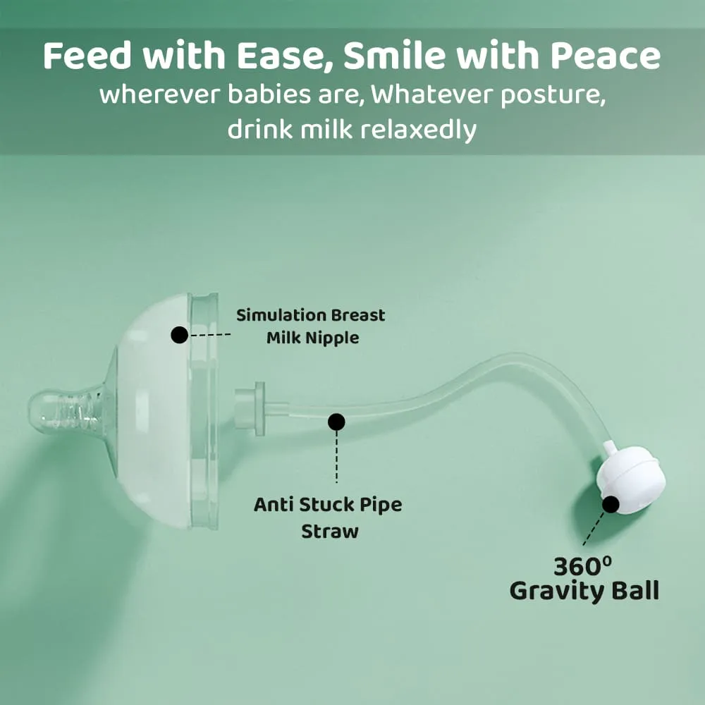 feed with ease soft silicone bpa free baby nipple set