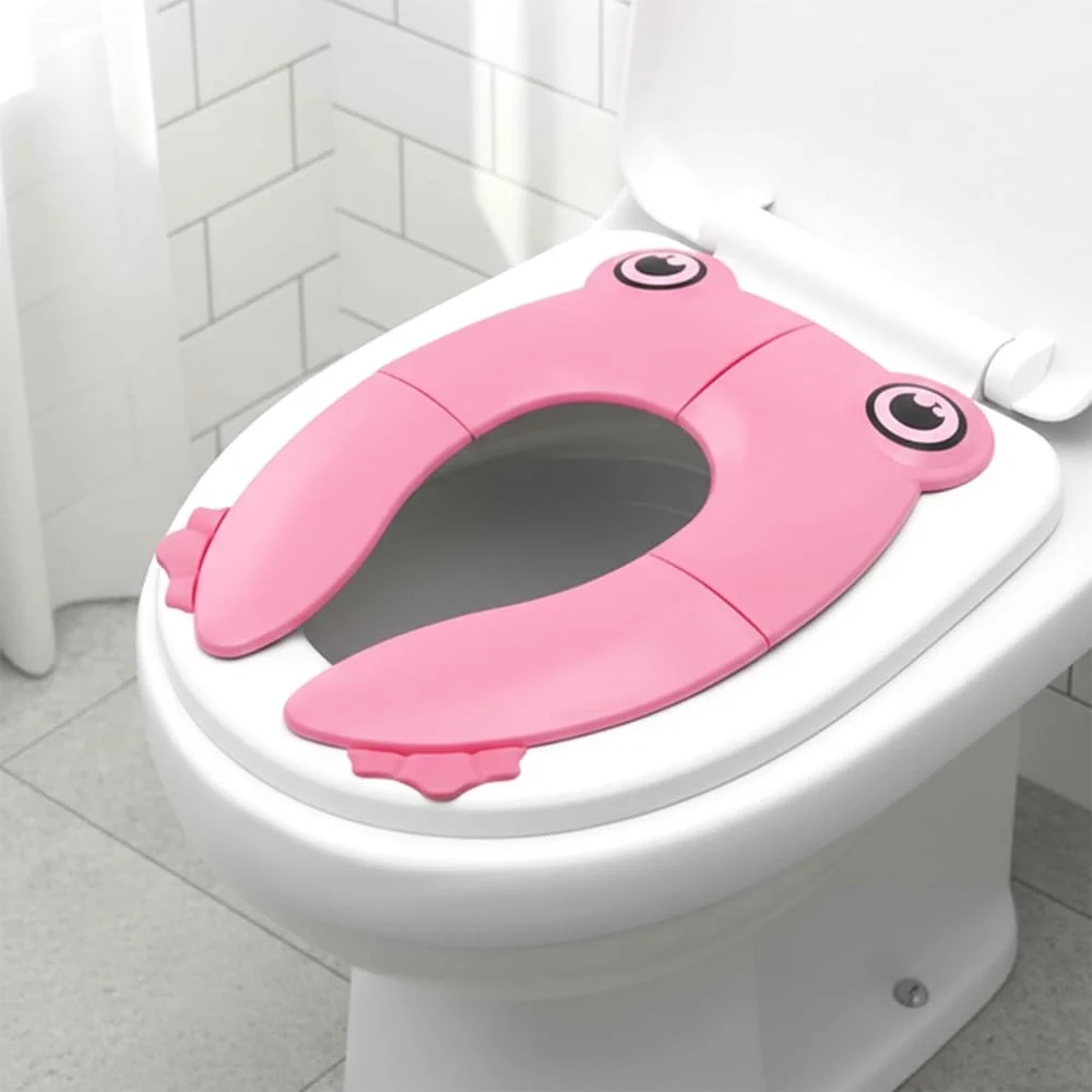 frog potty seat pink