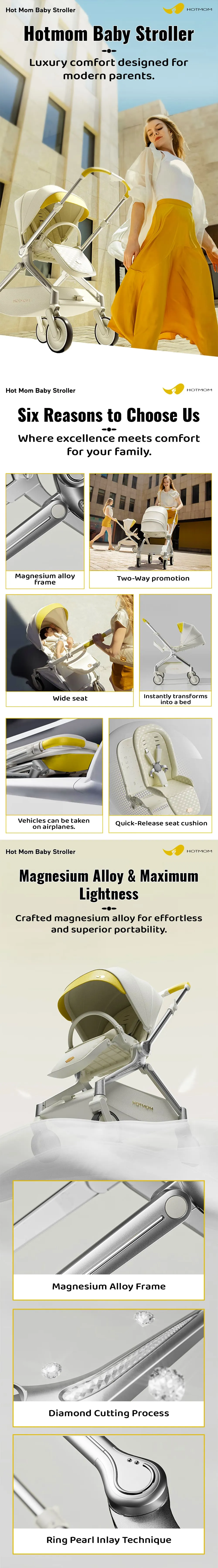 Hot Mom Baby Stroller For Newborn