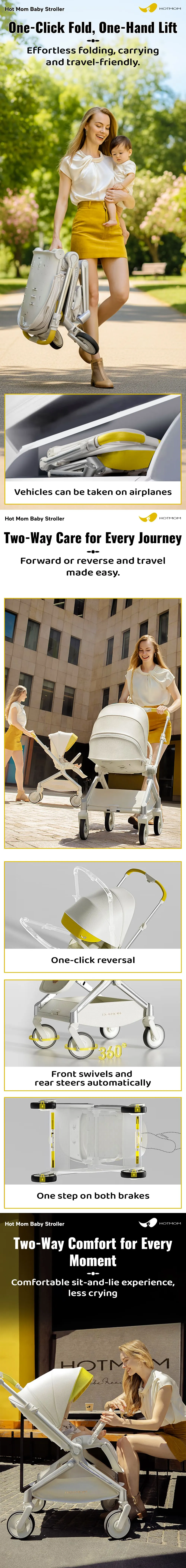 Hot Mom Baby Stroller For Newborn