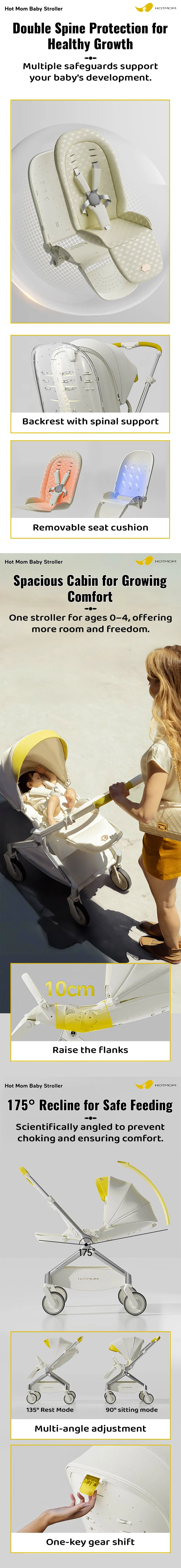 Hot Mom Baby Stroller For Newborn