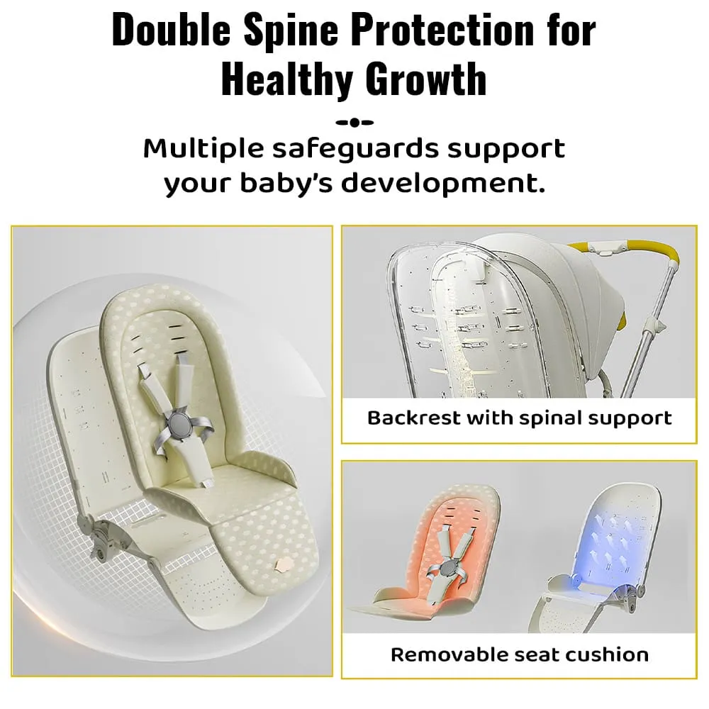 hotmom baby stroller with double protection