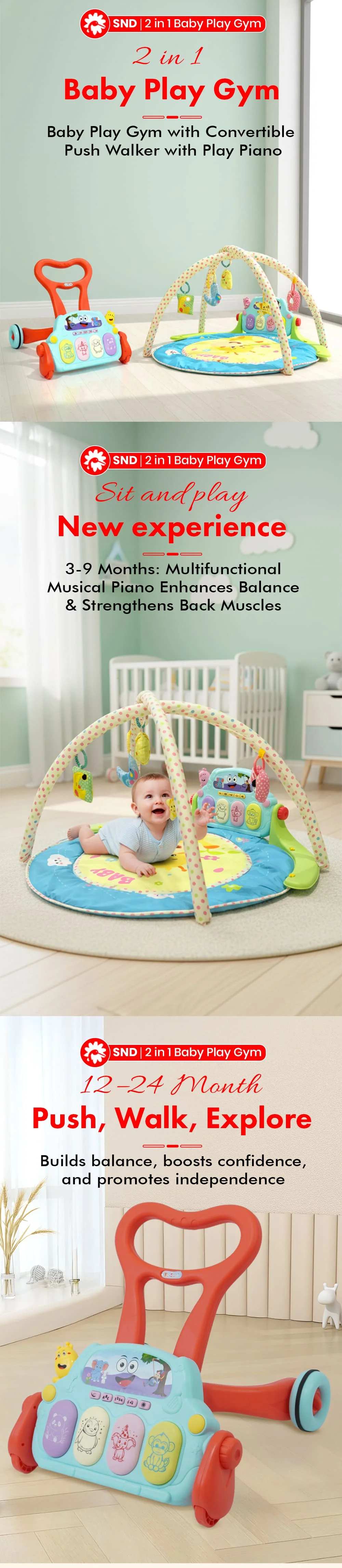 Baby Play Gym Walker