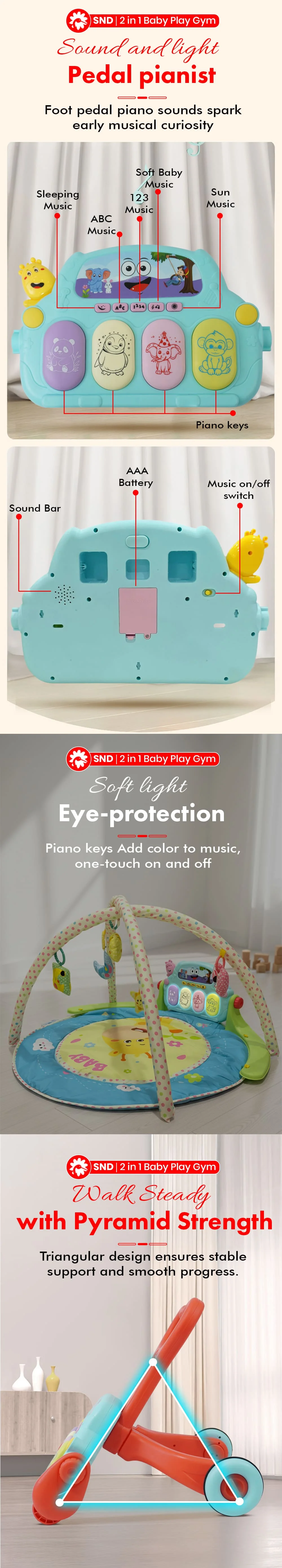 Baby Play Gym Walker