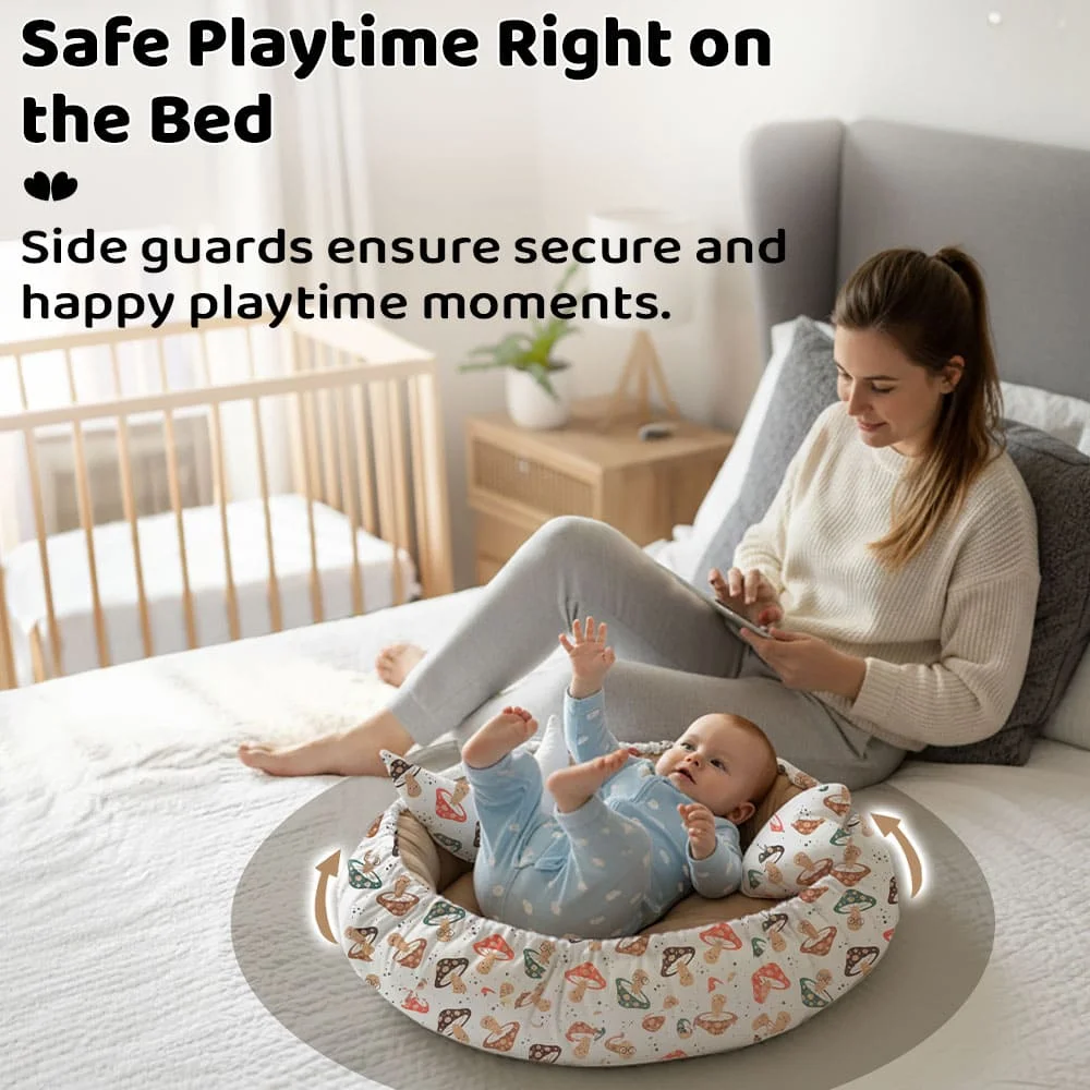 baby bed round shaped