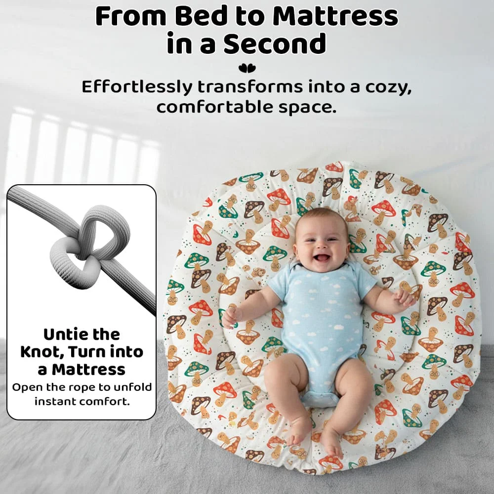 baby bed round shaped