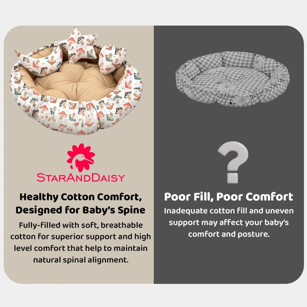 baby bed round shaped