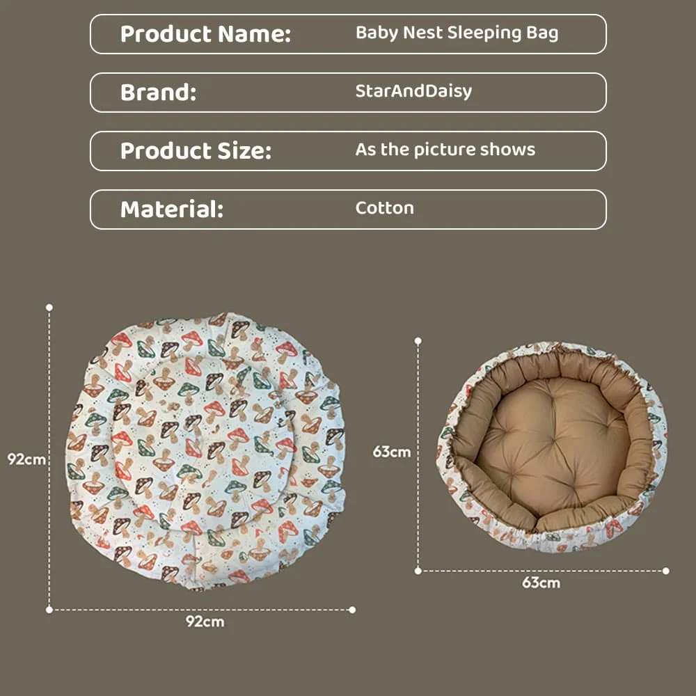 baby bed round shaped