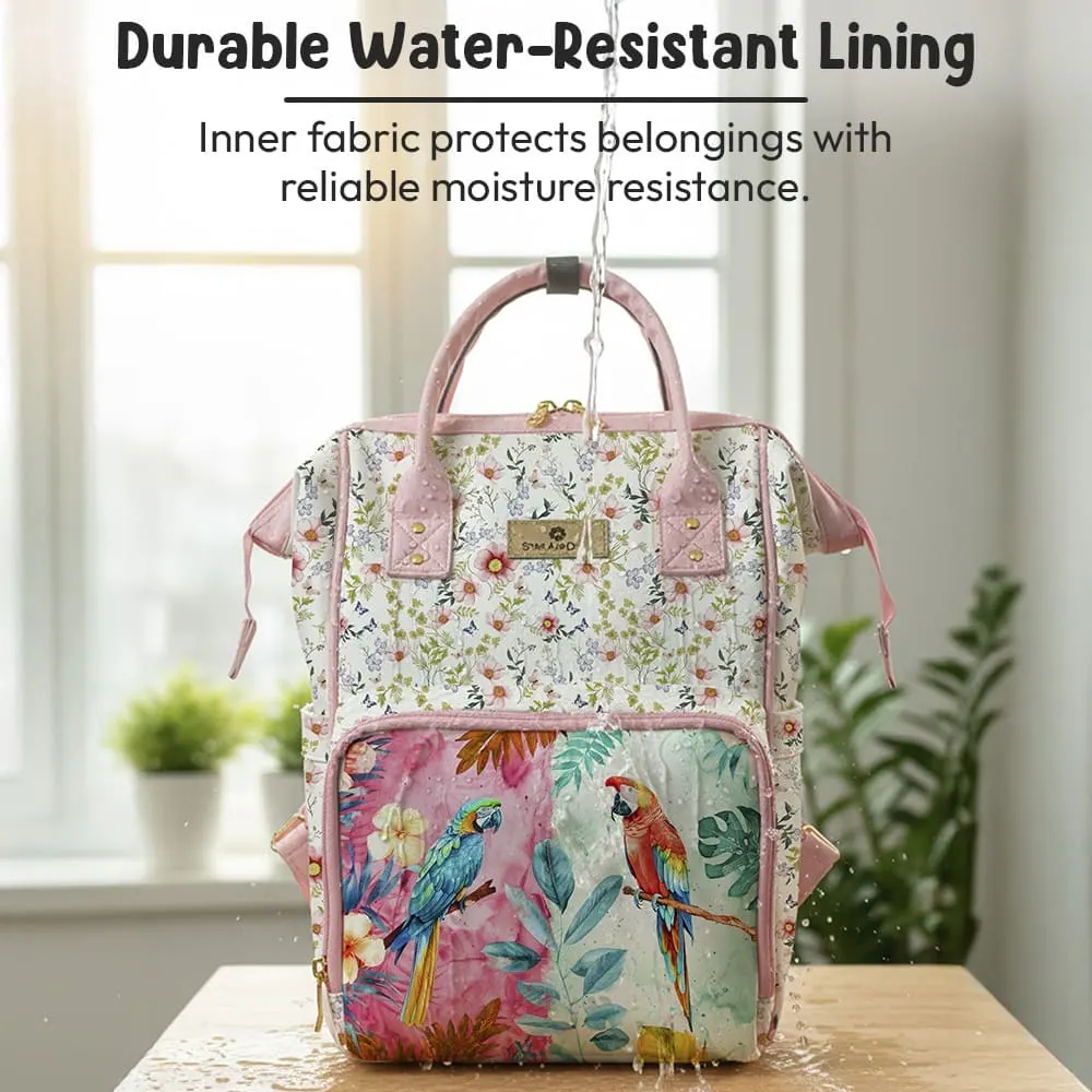 Durable water resistant diaper bag