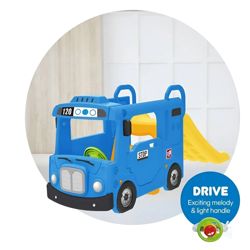 BLUE COMPACT BUS SLIDE