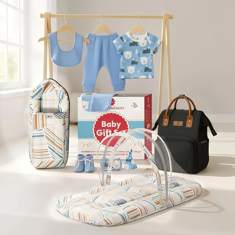 Baby Shower Gift Combo for Newborn blue