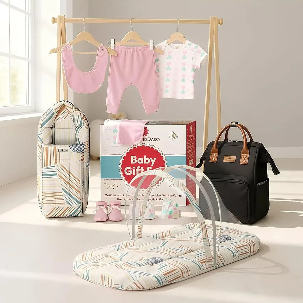 Baby Shower Gift Combo for Newborn pink
