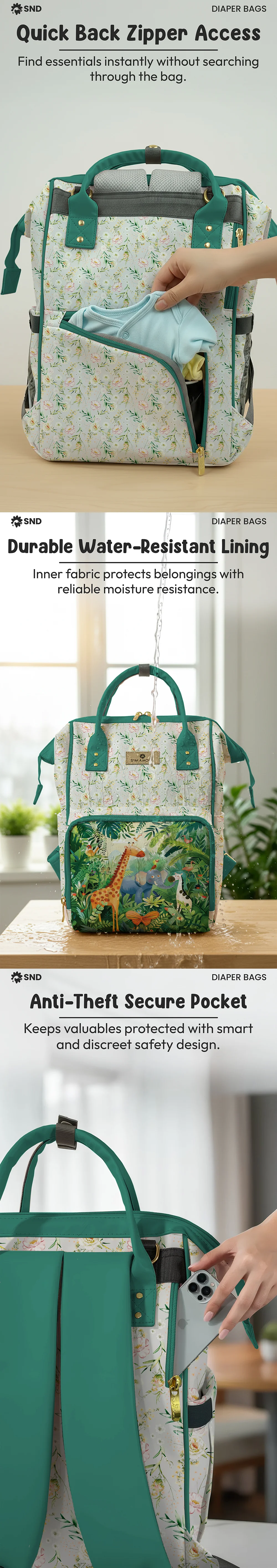 Diaper Bag Giraffe