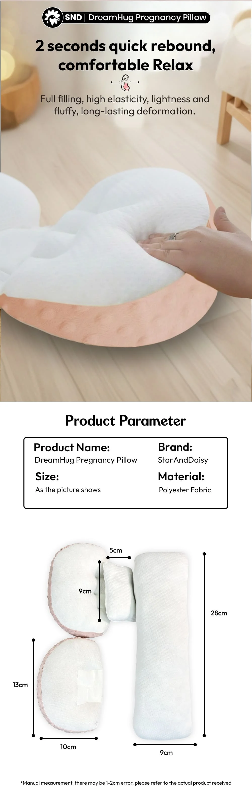 DreamHug Pregnancy Pillow