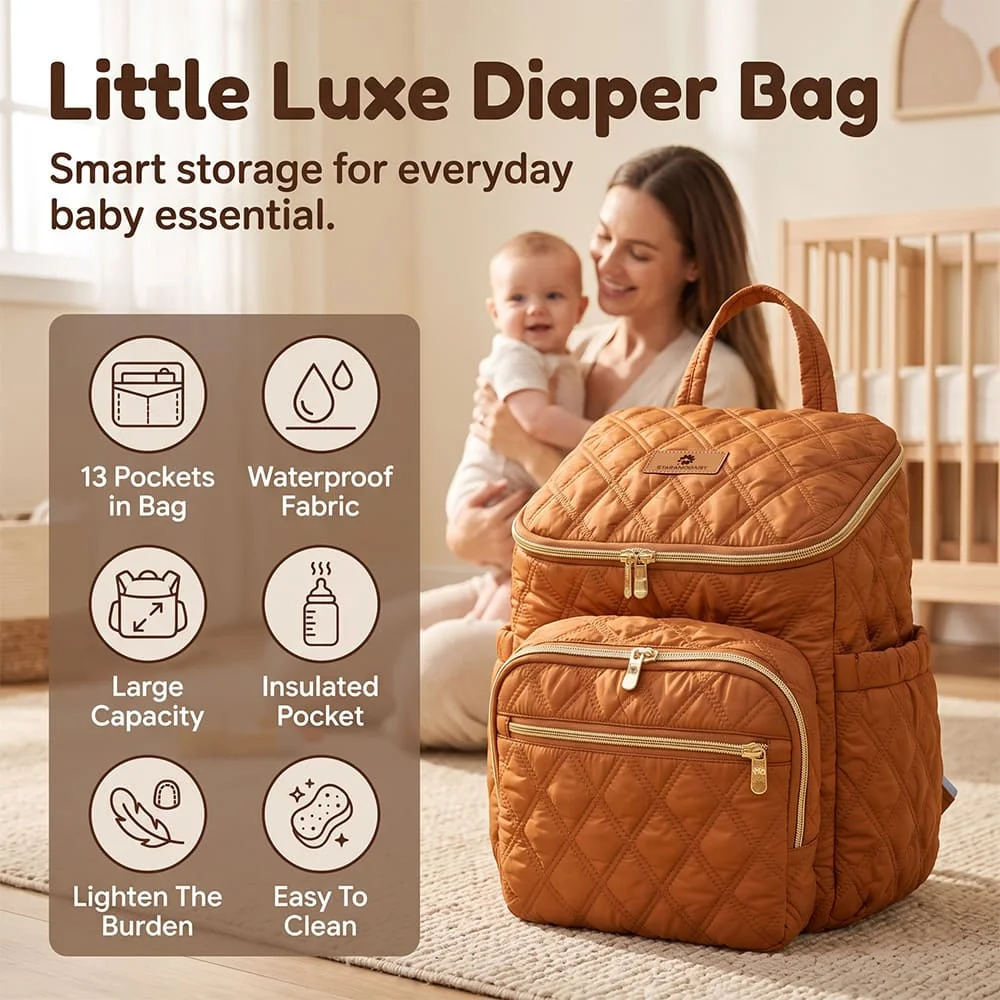 Little luxe diaper bag
