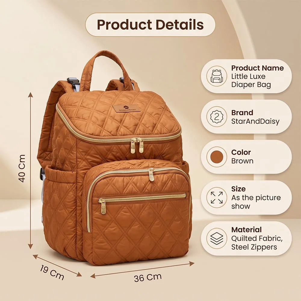 Little luxe diaper bag
