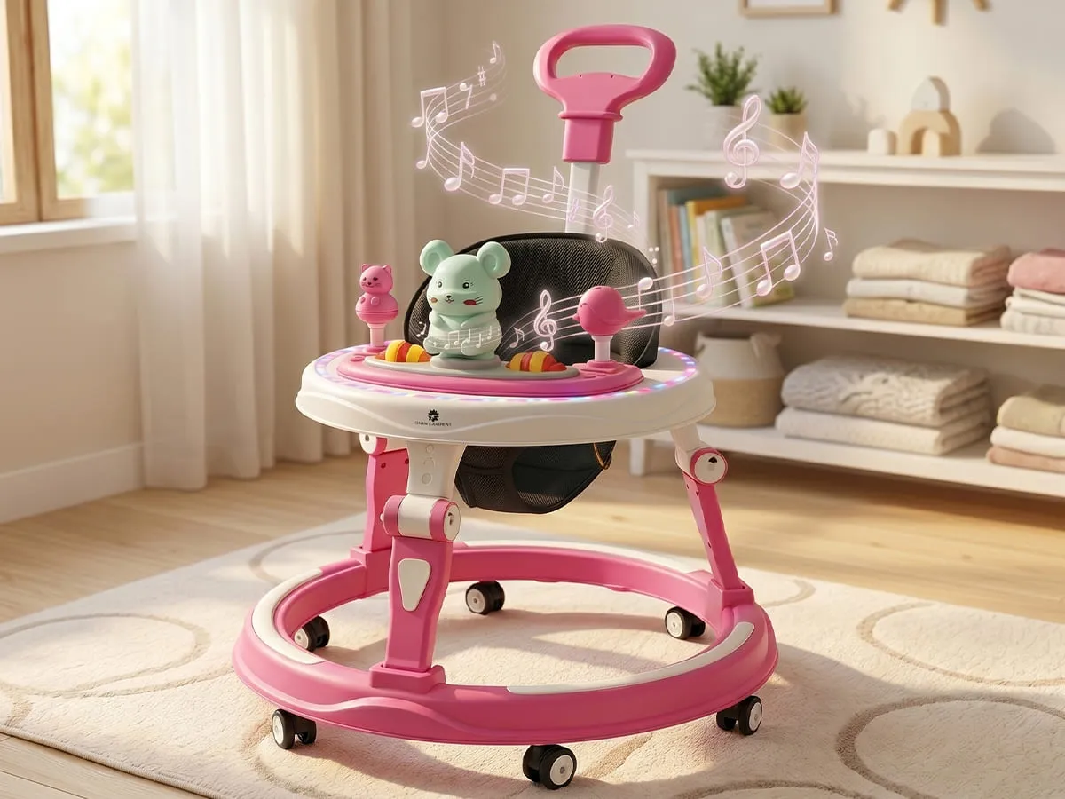 Baby Walker With Parent Handle