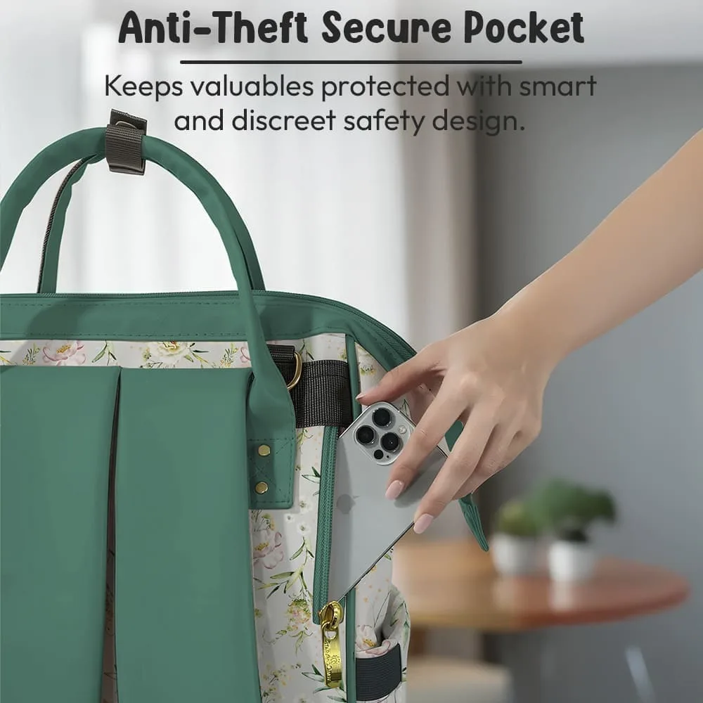 diaper bag girrafe print (2)