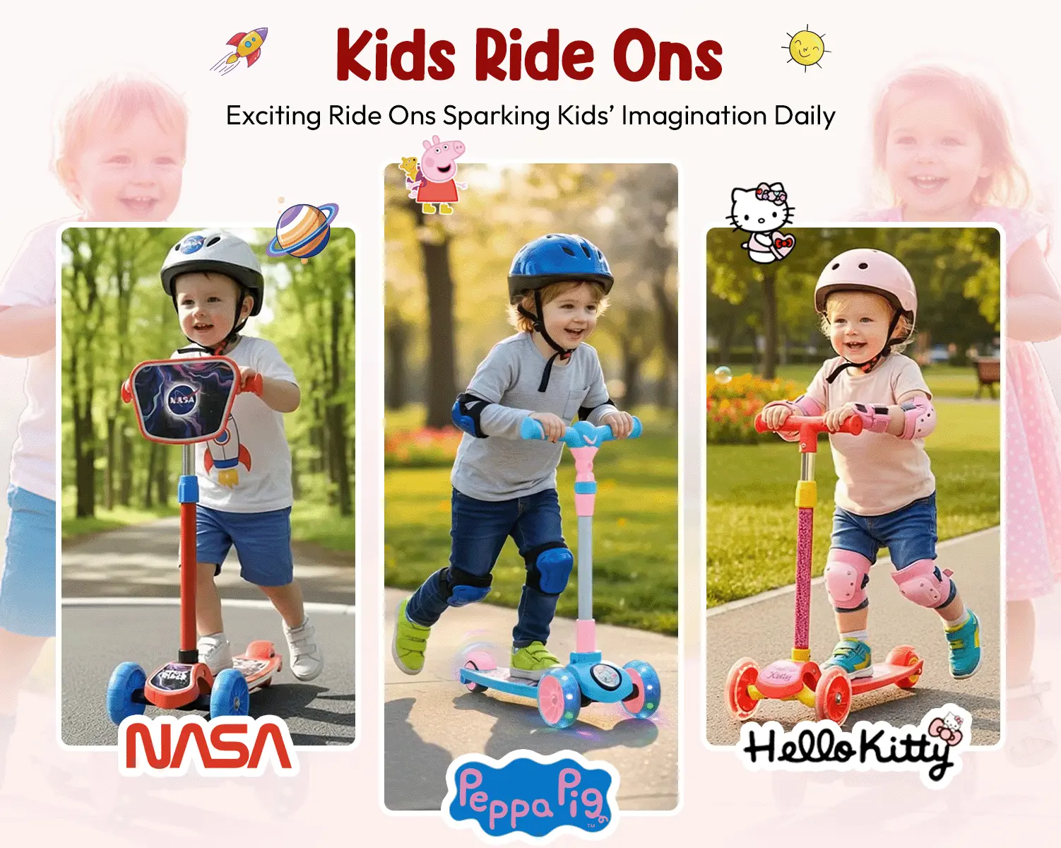 Little Riders Await-Adventures with Our Exciting Kids Scooters