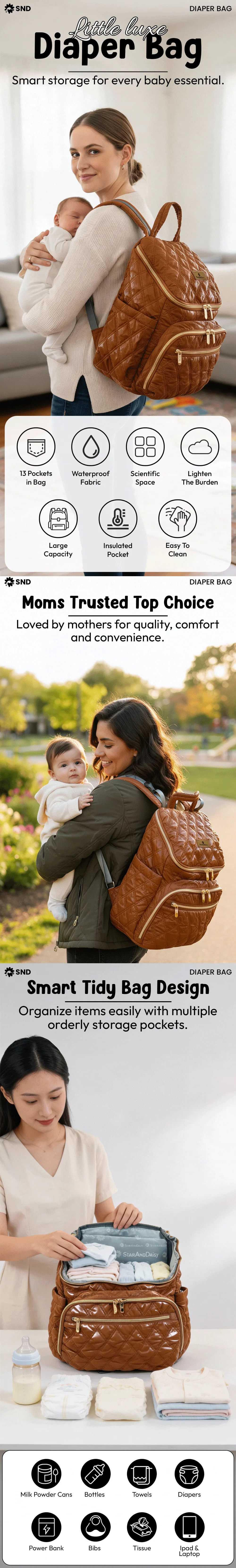 Little Luxe Diaper Bag